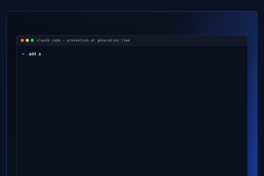 Claude Code consulting SecureVibe: catching the Log4Shell dependency (CVE-2021-44228) and writing a parameterized query instead of a SQL-injection-prone one